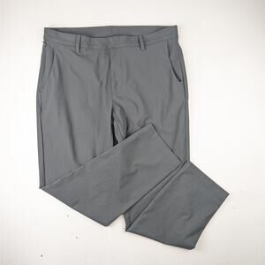 Fabletics Men's 35 x 30 Onyx Gray Performance Chino Don Trousers Pants
